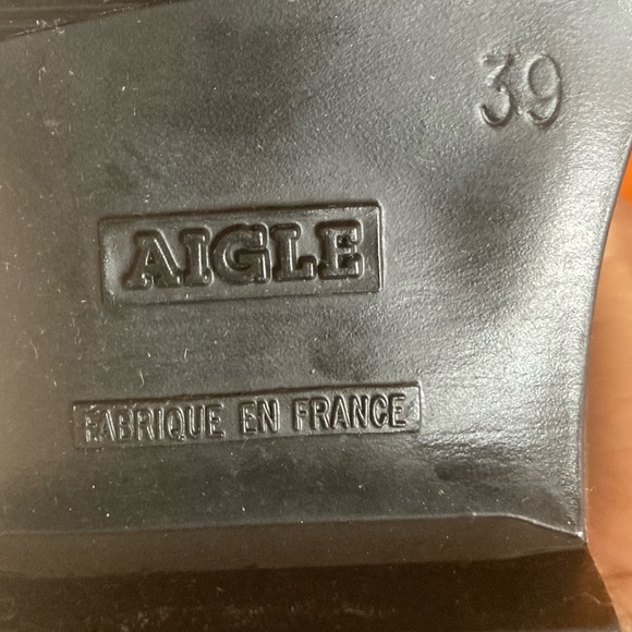 Tory Burch- Diana riding rain Boots with leather top- size 8 -  Like new. - Picture 8 of 10